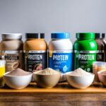 Photo protein powders